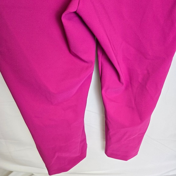Rachel Zoe High-Rise Pleated Stretch Dress Pants, Pink, Business Barbiecore, 18 - Picture 6 of 9